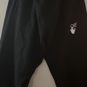 Off white sweat pants size XL